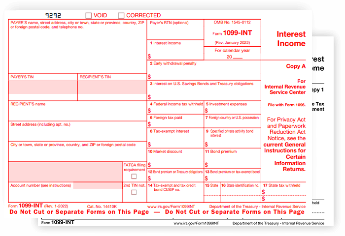 2022 Form 1099-INT
