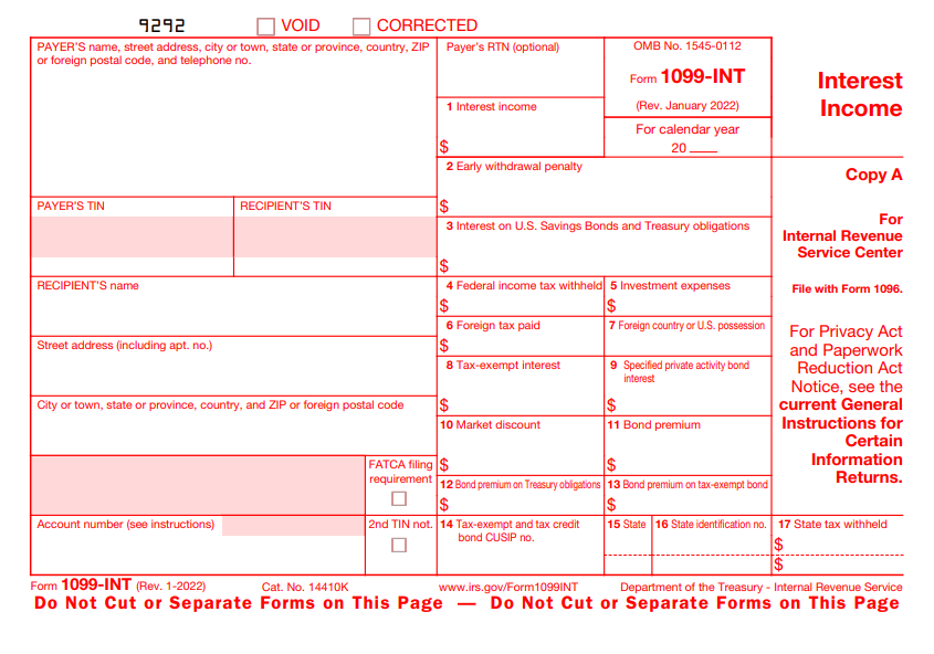 Form 1099-INT